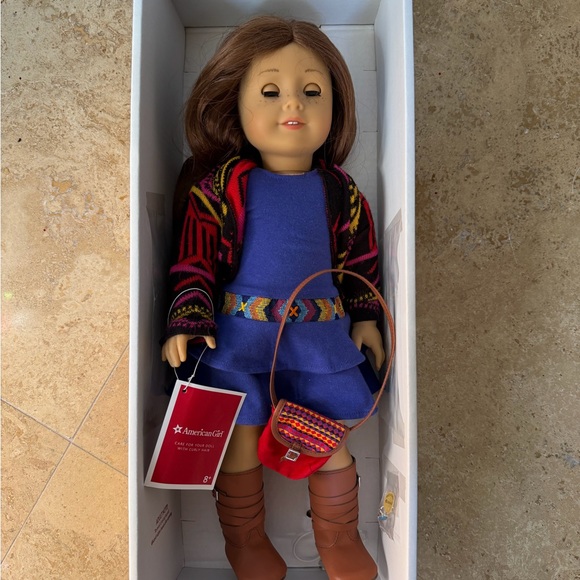 American Girl Saige Doll with auburn Hair and Blue Eyes - Picture 2 of 6